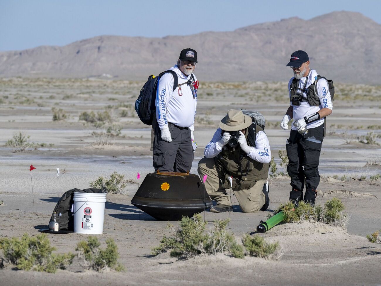 Капсула приземлилась в штате Юта