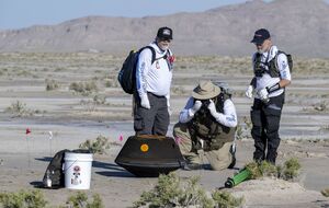 Капсула приземлилась в штате Юта