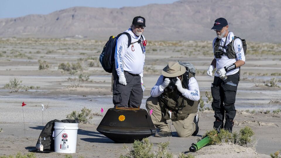 Капсула приземлилась в штате Юта