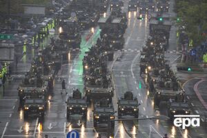 На параде было более 170 единиц техники