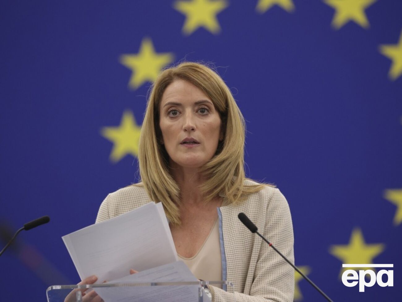 Метсола выразила надежду, что официальные переговоры о вступлении Украины в ЕС начнут к Рождеству