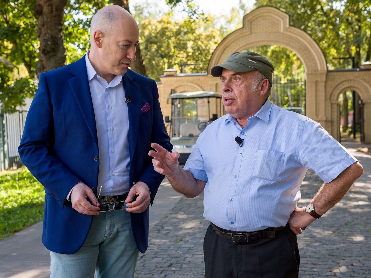 Гордон записал интервью со Щаранским во время его последнего визита в Киев