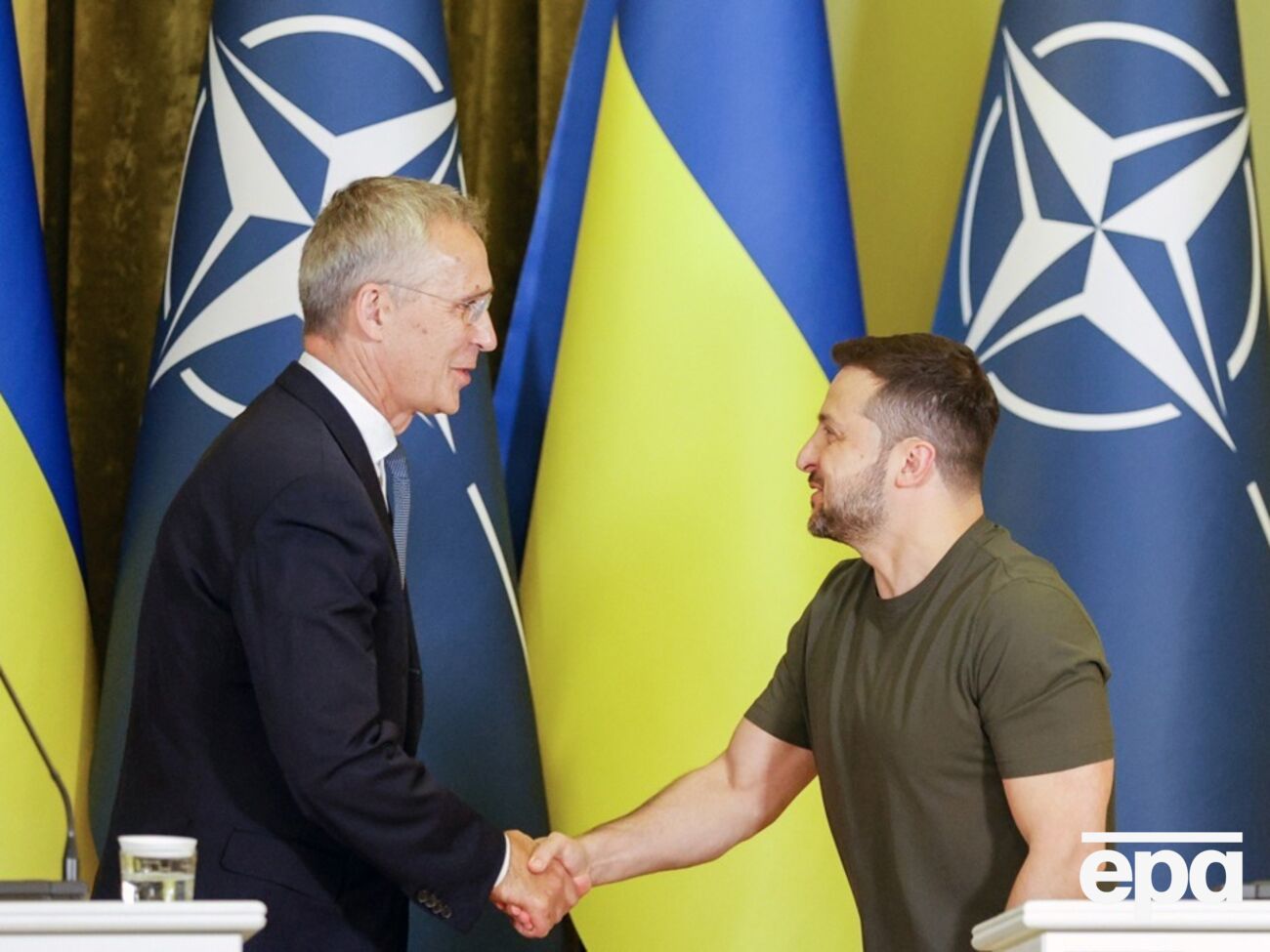Під час візиту Столтенберг зустрівся із Зеленським