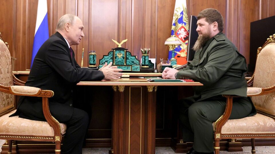 Кремль назвал встречу Путина и Кадырова рабочей