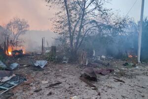 Удар пришелся по жилому кварталу