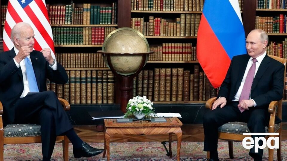Байден и Путин последний раз встречались в июне 2021 года в Женеве