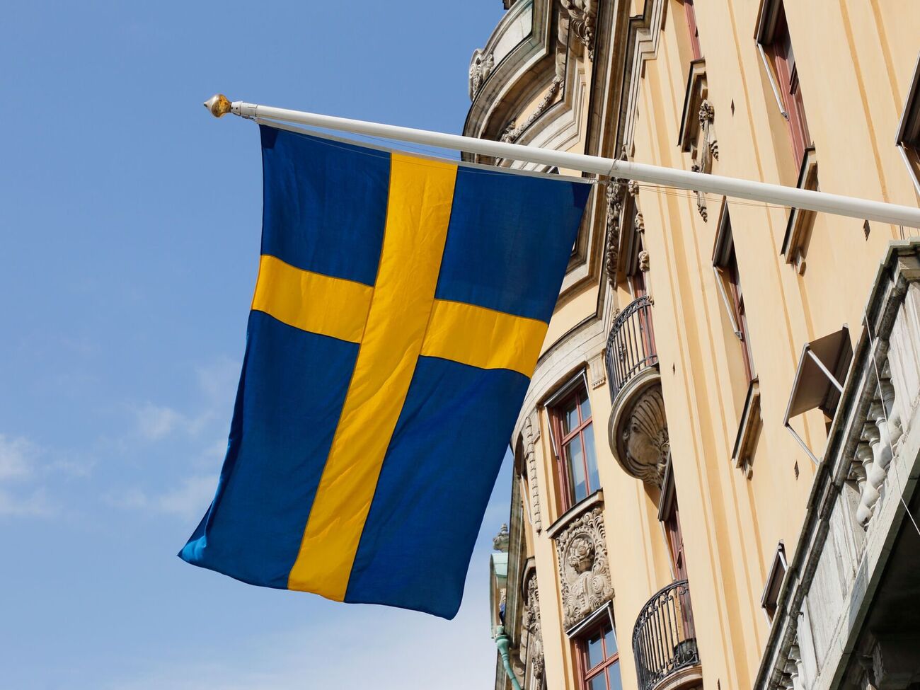 По информации Anadolu, акция в столице Швеции проходила под охраной полиции