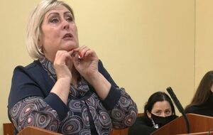 Штепа обвиняется в посягательстве на территориальную целостность Украины и создании террористической организации. Свою вину она не признает