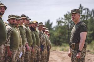 Сырский встретился с украинскими военными, которые дислоцируются возле Лимана и Соледара