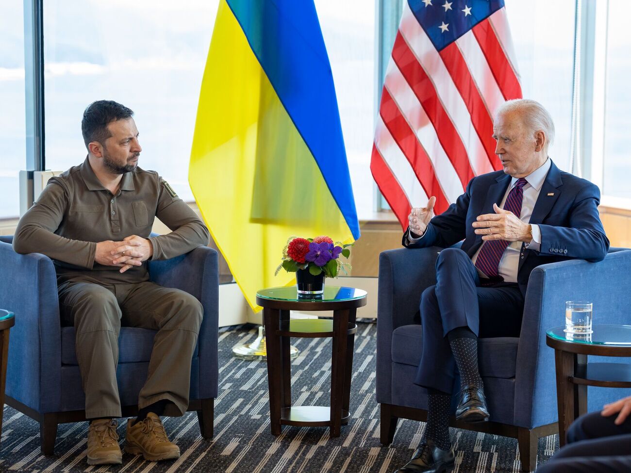 Востаннє Зеленський і Байден зустрічалися на полях саміту НАТО у Вільнюсі