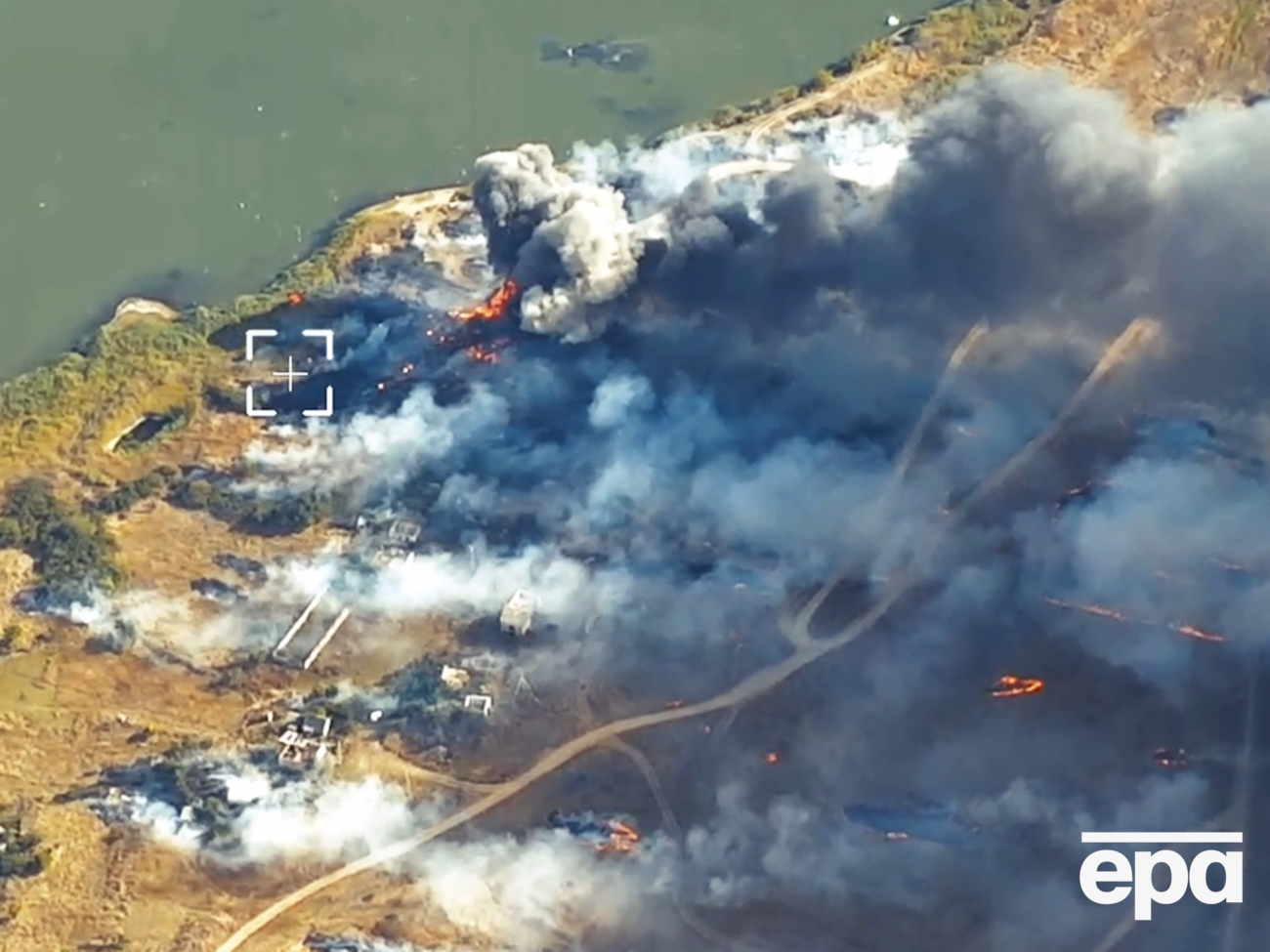 Российский склад боеприпасов под Бахмутом был разбит артиллерией по результатам аэроразведки ССО