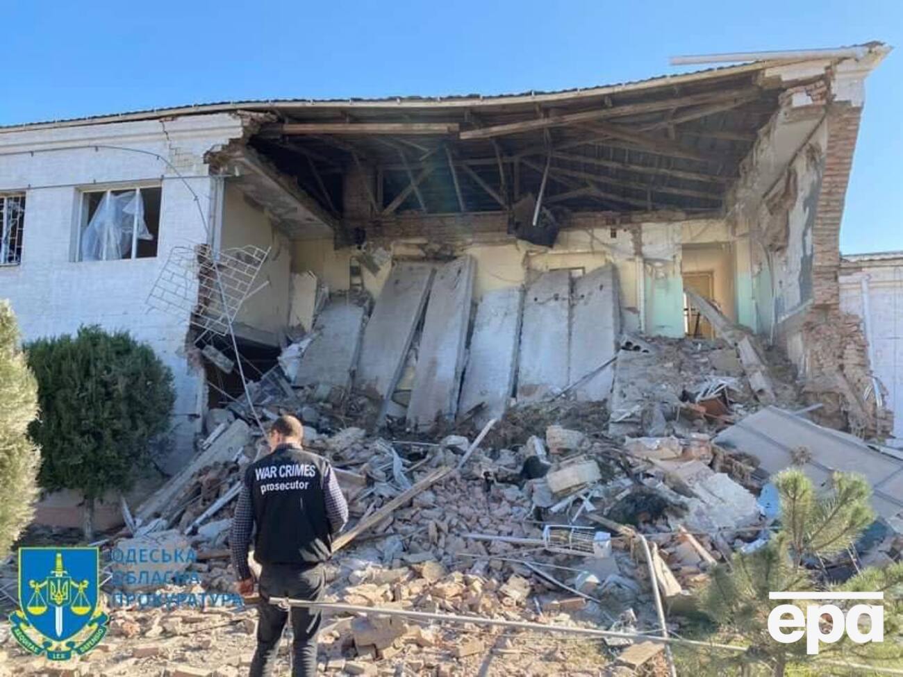 Последствия удара дронами по портовой инфраструктуре Украины в Одесской области