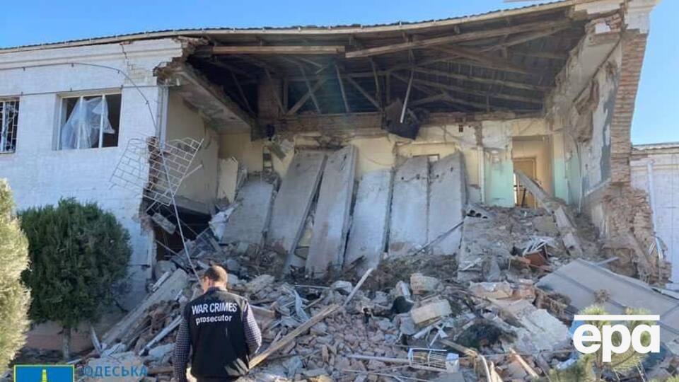 Последствия удара дронами по портовой инфраструктуре Украины в Одесской области