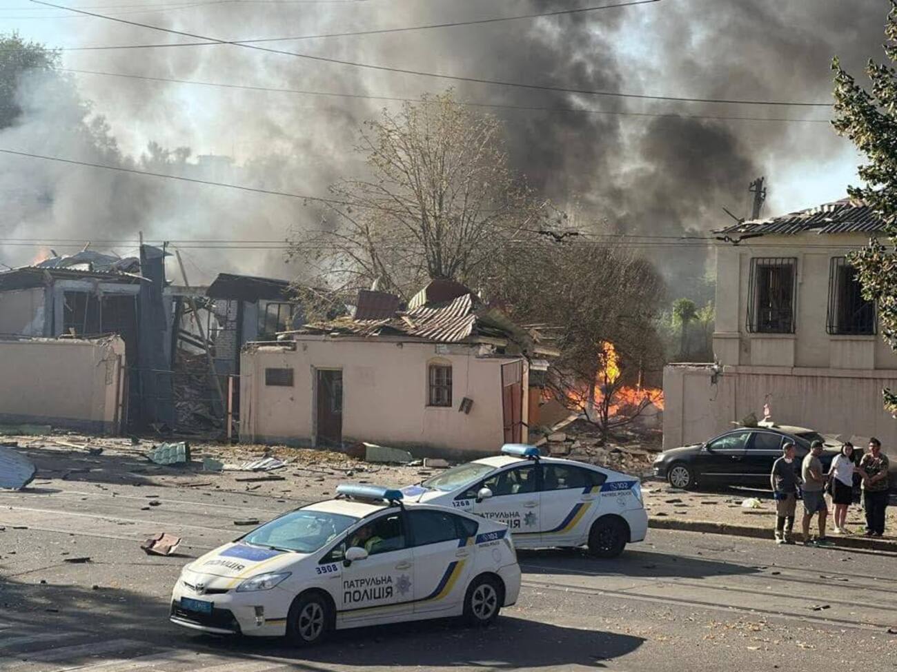 Поисково-спасательная операция на месте прилета в Кривом Роге завершена