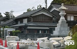 В некоторых районах префектуры Исикава обрушилось множество домов