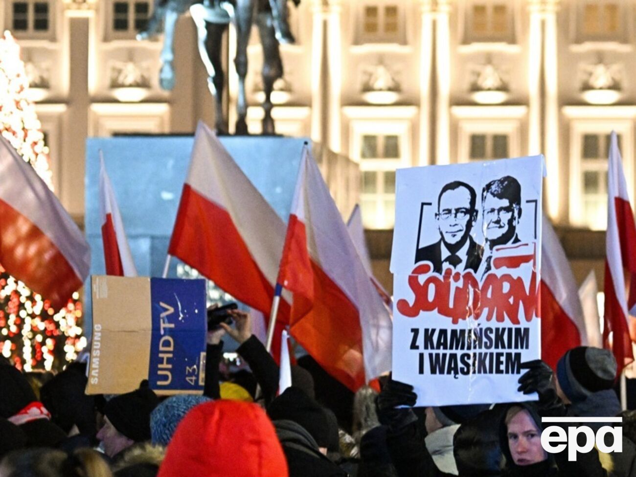 Через затримання Камінського й Вонсіка у Варшаві почалися протести