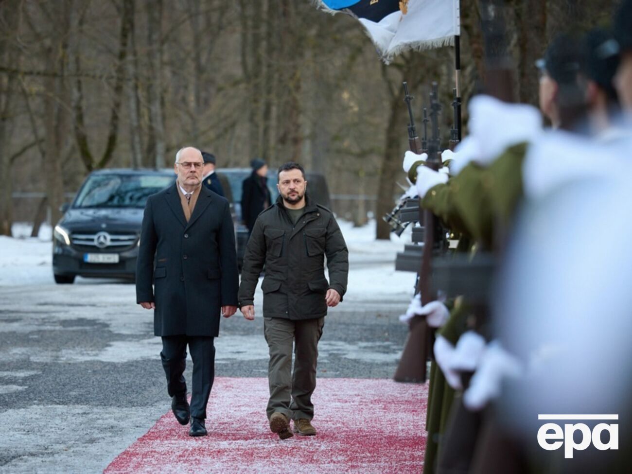 Зеленский прибыл в Таллин