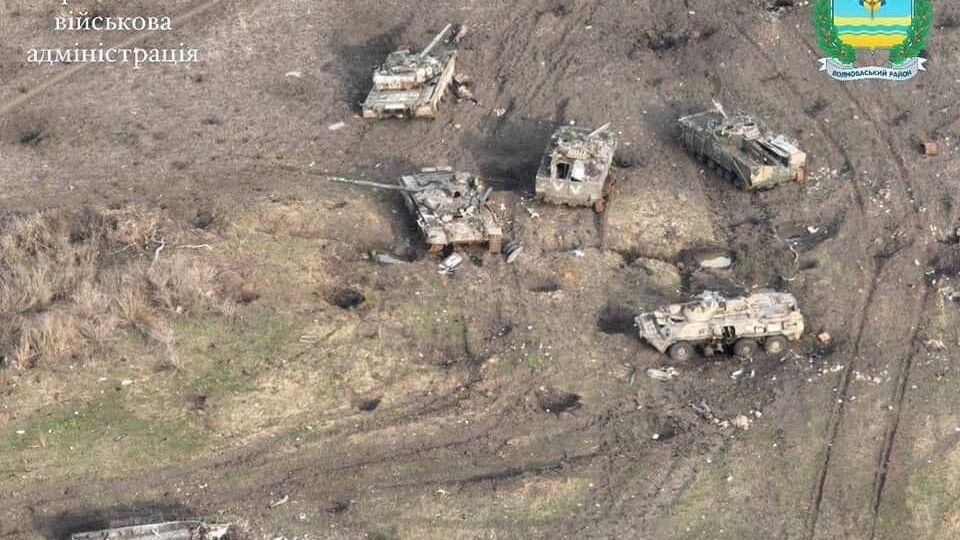 У силах оборони України заявили про значні втрати техніки окупантів у зоні відповідальності ОСУВ "Таврія"