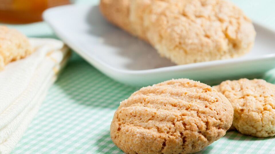 Благодаря апельсиновой цедре печенье получается очень ароматное