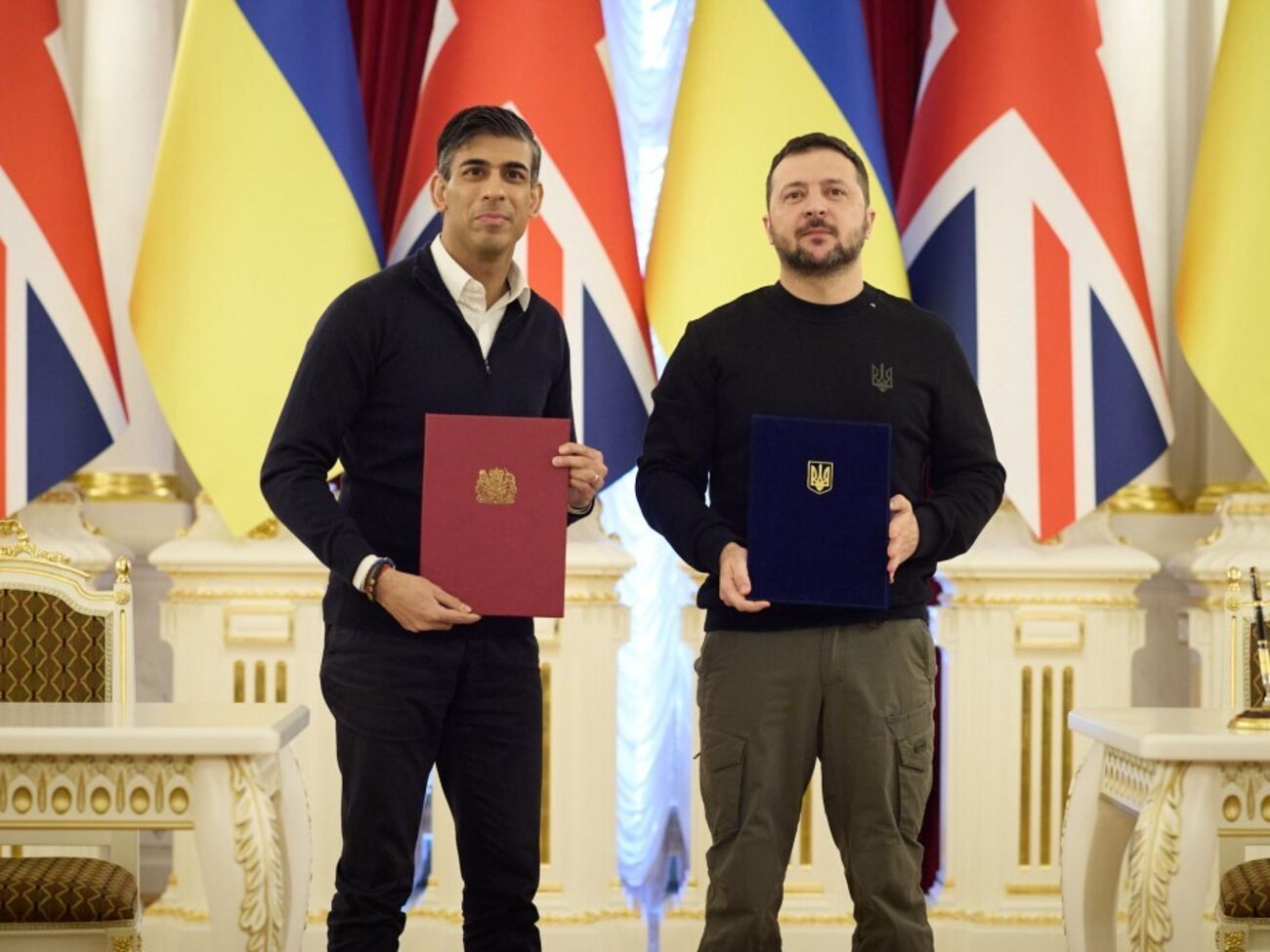 Сунак і Зеленський підписали 12 січня в Києві угоду про співпрацю у сфері безпеки на 10 років