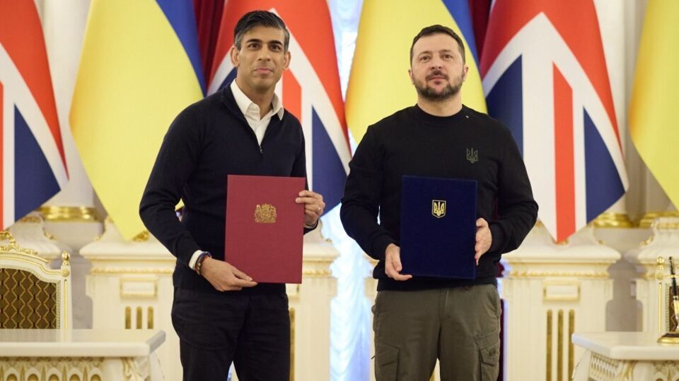 Сунак і Зеленський підписали 12 січня в Києві угоду про співпрацю у сфері безпеки на 10 років