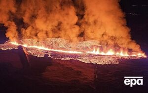 Потоки лави сфотографували з повітря
