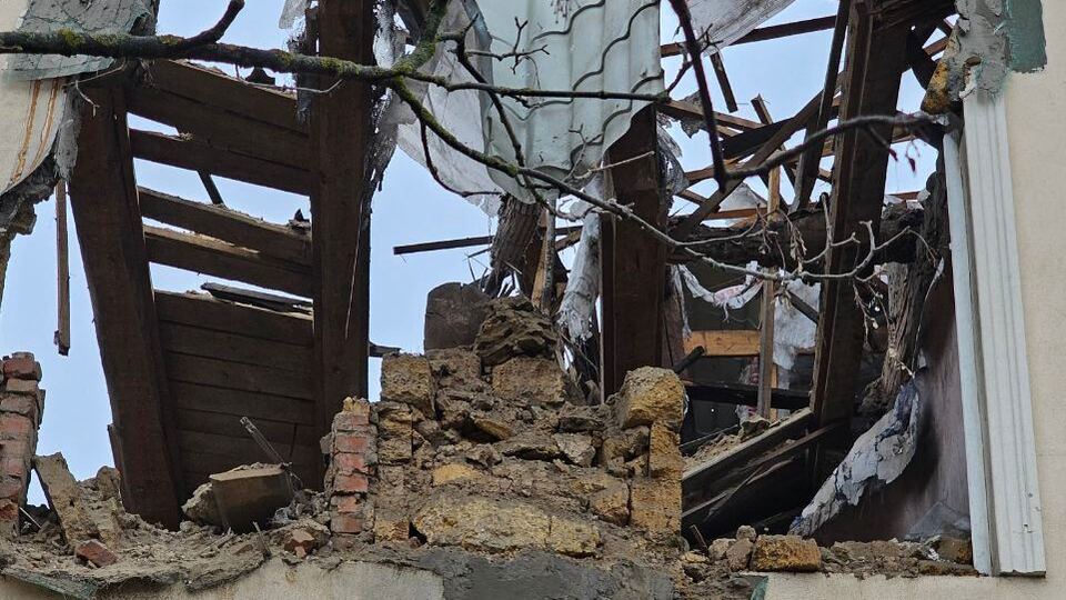 Житель Белозерки в момент вражеского удара находился во дворе своего дома