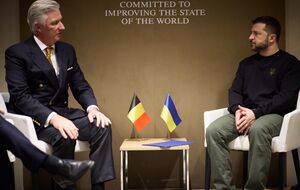 Зеленский встретился в Давосе с королем Бельгии Филиппом I