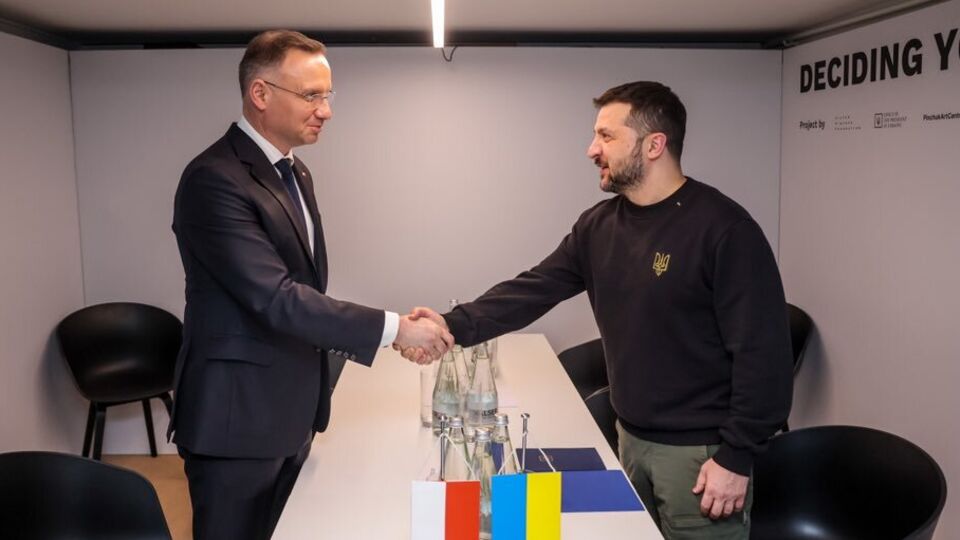 Зеленский и Дуда встретились в Давосе