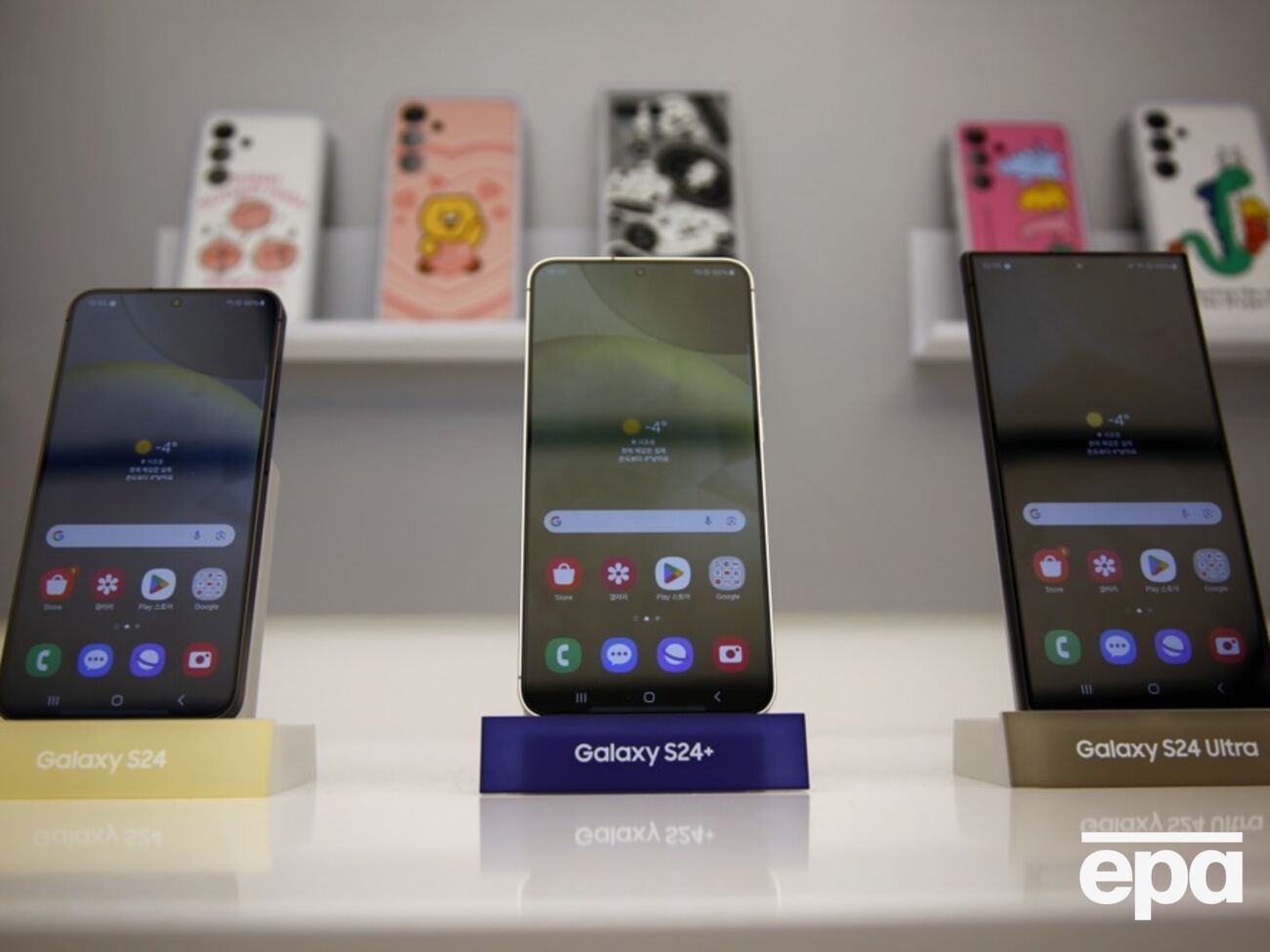 Компания представила три смартфона: Galaxy S24 Ultra, Galaxy S24+ и Galaxy S24