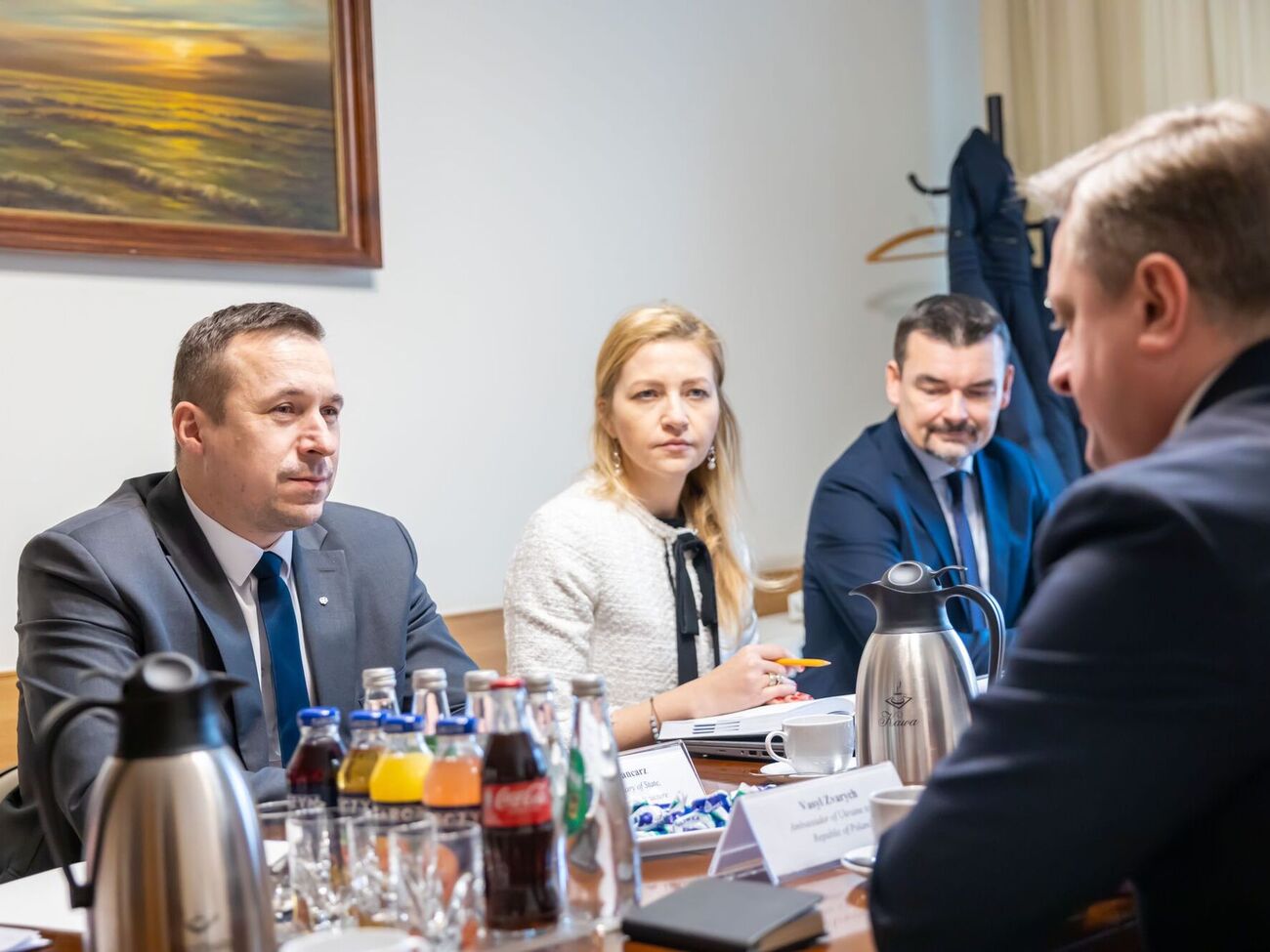 Заступник міністра інфраструктури Польщі Ганцарж 18 січня провів зустріч із послом України Зваричем
