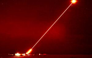 The Times написала, что лазер с разных позиций и расстояния в несколько километров уничтожил приближающиеся дроны