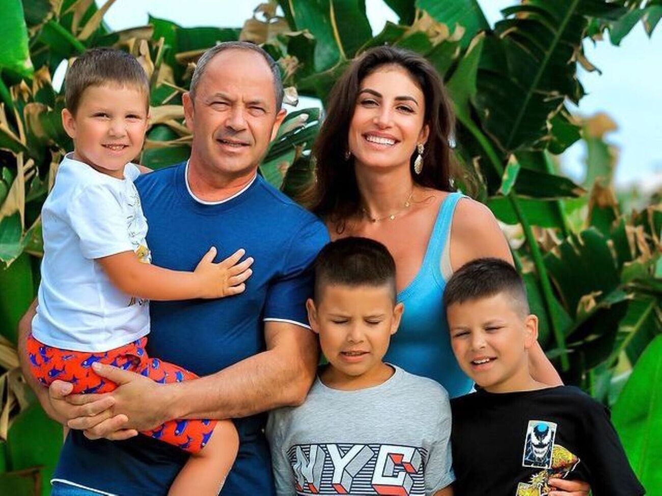 Зиневич родила троих сыновей, когда Тигипко еще состоял во втором браке