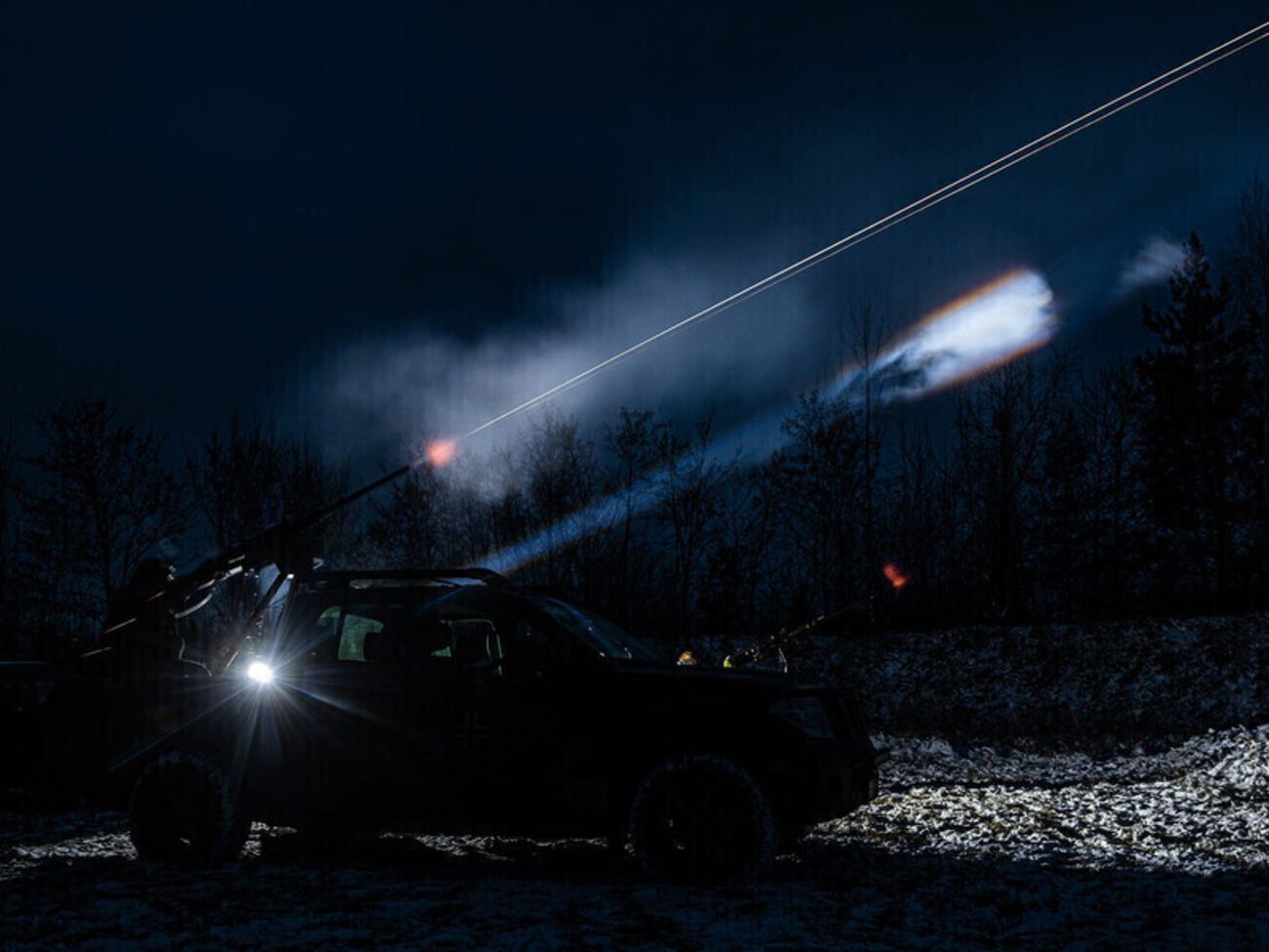 Вражеские беспилотники были уничтожены мобильными огневыми группами сил обороны Украины