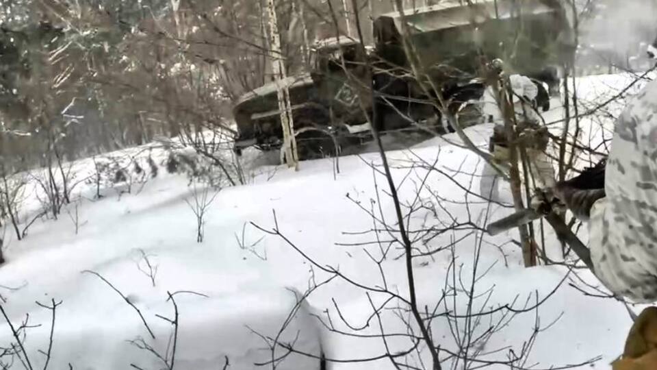 РДК провел засаду на транспорт минобороны РФ в Брянской области