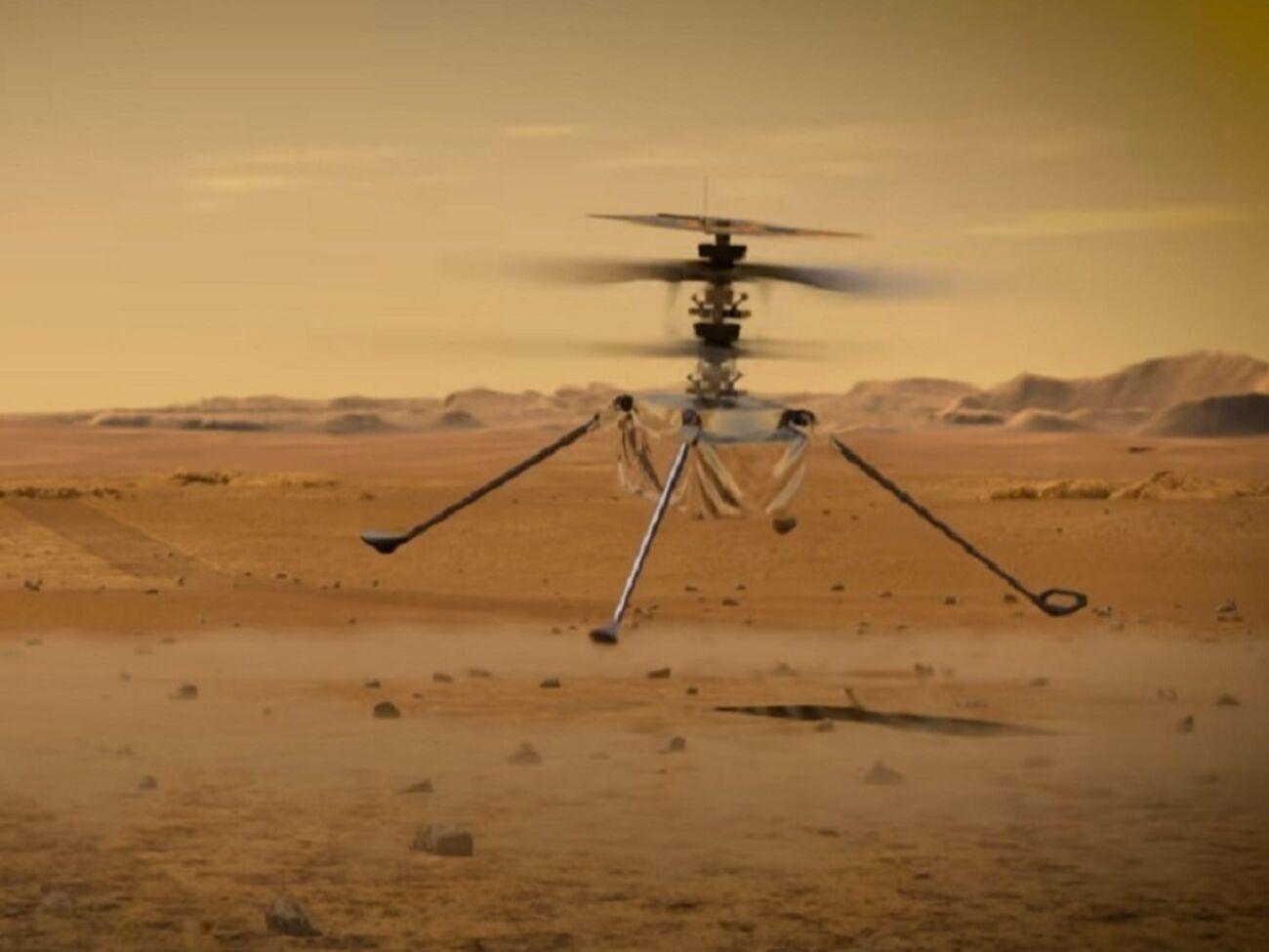 Перший політ на Марсі Ingenuity здійснив 19 квітня 2021 року