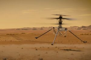 Первый полет на Марсе Ingenuity совершил 19 апреля 2021 года