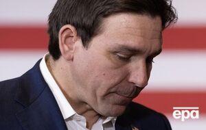 Десантис (на фото) отметил, что Трамп якобы превосходит Байдена