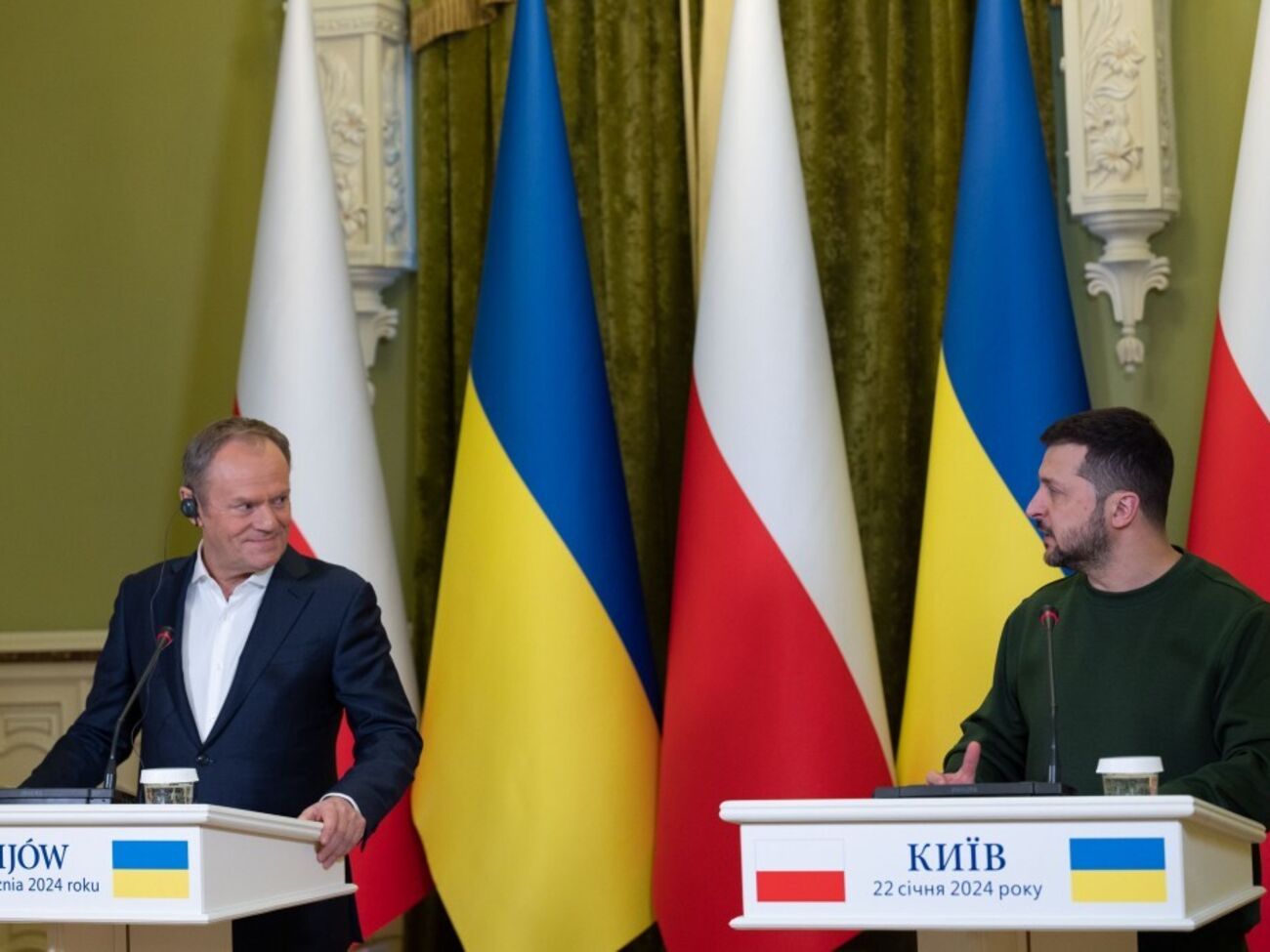 Туск назвав ім'я майбутнього уповноваженого на брифінгу із Зеленським
