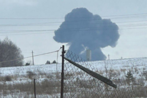 В Белгородской области, по данным УП, мог быть сбит российский самолет Ил-76