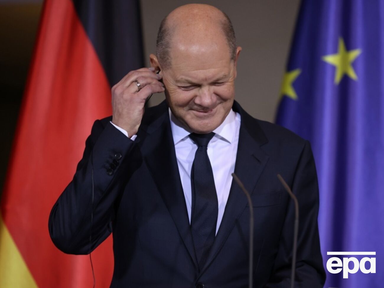 Зеленский и Шольц (на фото) договорились в ближайшее время завершить переговоры о согласовании двусторонних обязательств по безопасности, отметили в правительстве ФРГ