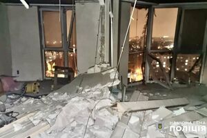 Вогнеборці загасили пожежу в одеській новобудові після атаки РФ дронами, зазначили в міськраді