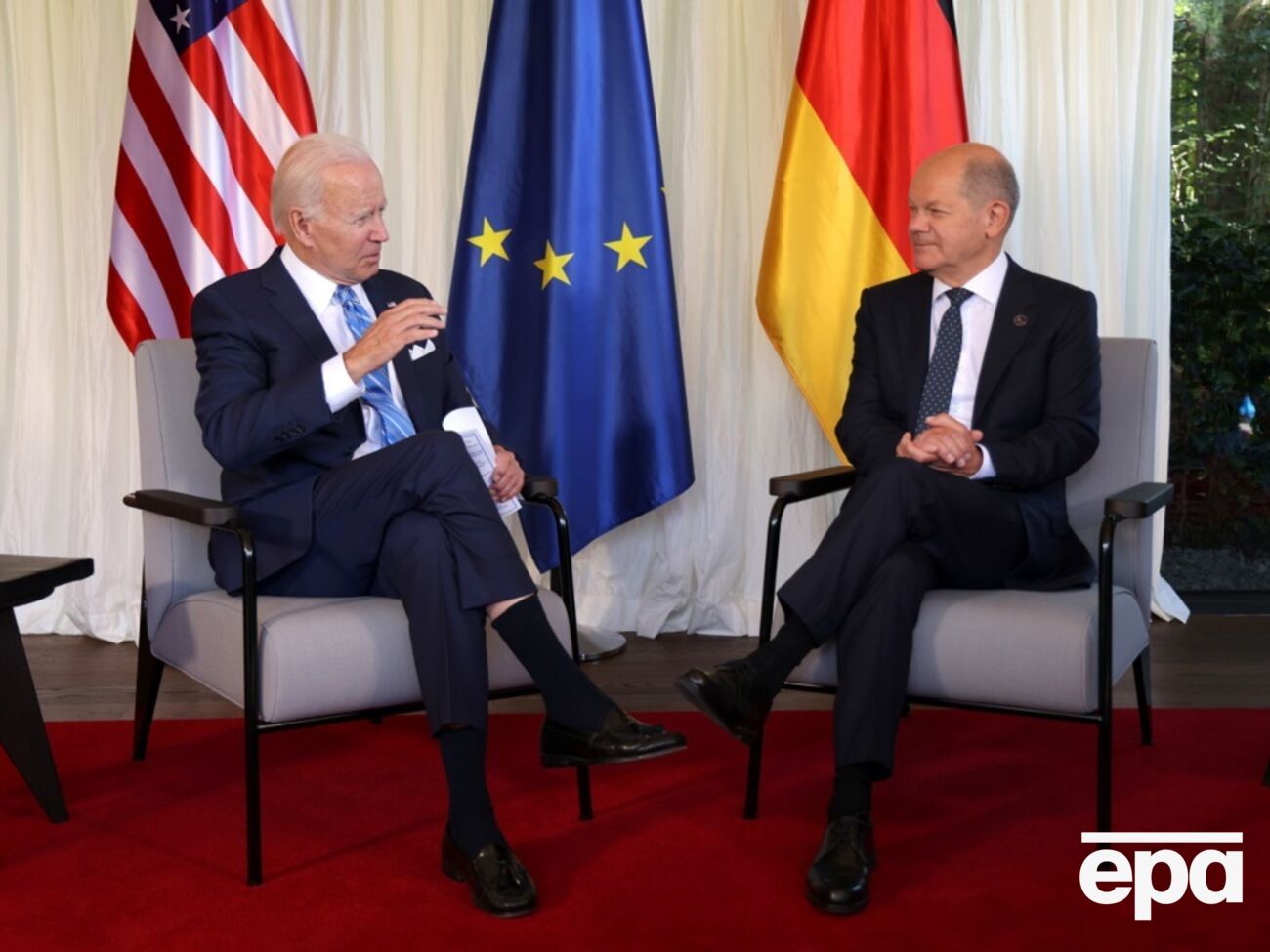 Байден і Шольц проведуть двосторонні переговори в Білому домі