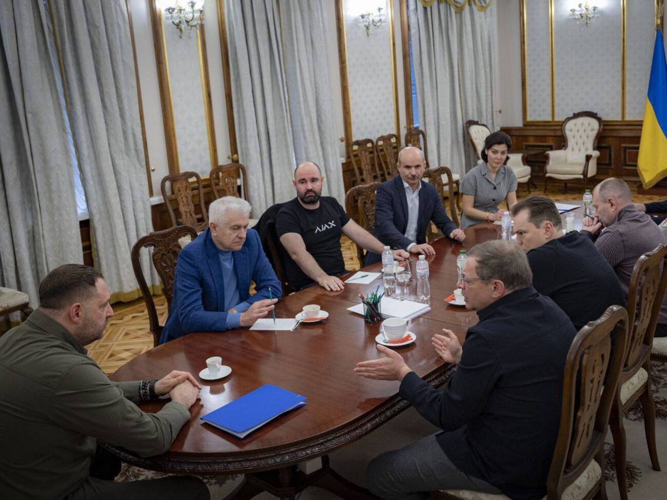 Єрмак розповів, що зустрівся з Гороховським, Єфименком, Кицмеєм, Климовим, Конотопським, Бородатюком і Олійником