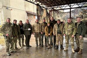 Командир батальйону "Свобода" Петро Кузик подякував Кличку та киянам за постійну підтримку