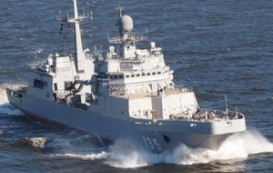 Российский БДК "Иван Грен", согласно данным OSINT-аналитиков, находится в одной их бухт Севастополя