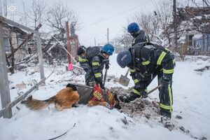 Через мороз і затвердіння ґрунту подальші пошуки із собаками неможливі, кажуть рятувальники