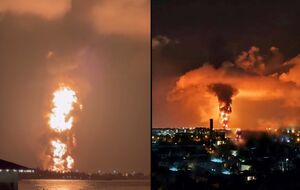 Пожежа на терміналі у Феодосії триває з ранку 7 жовтня