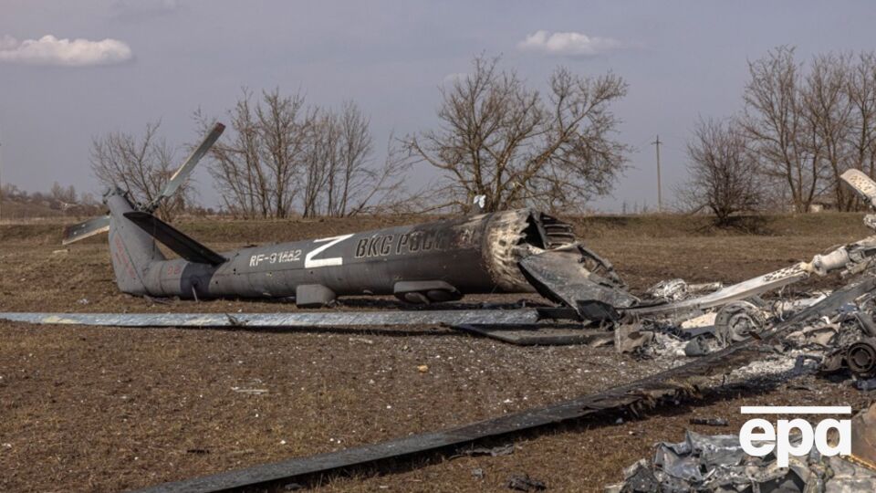 За яких обставин і де саме збили російський вертоліт, у Генштабі не повідомили