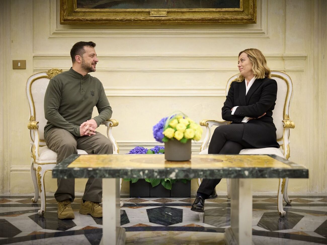 Зеленський зустрівся з Мелоні 10 жовтня